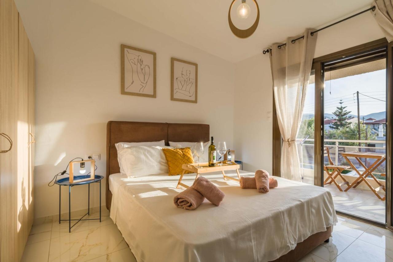 Seaside Serenity Suite In Loutra Като Алмири Екстериор снимка